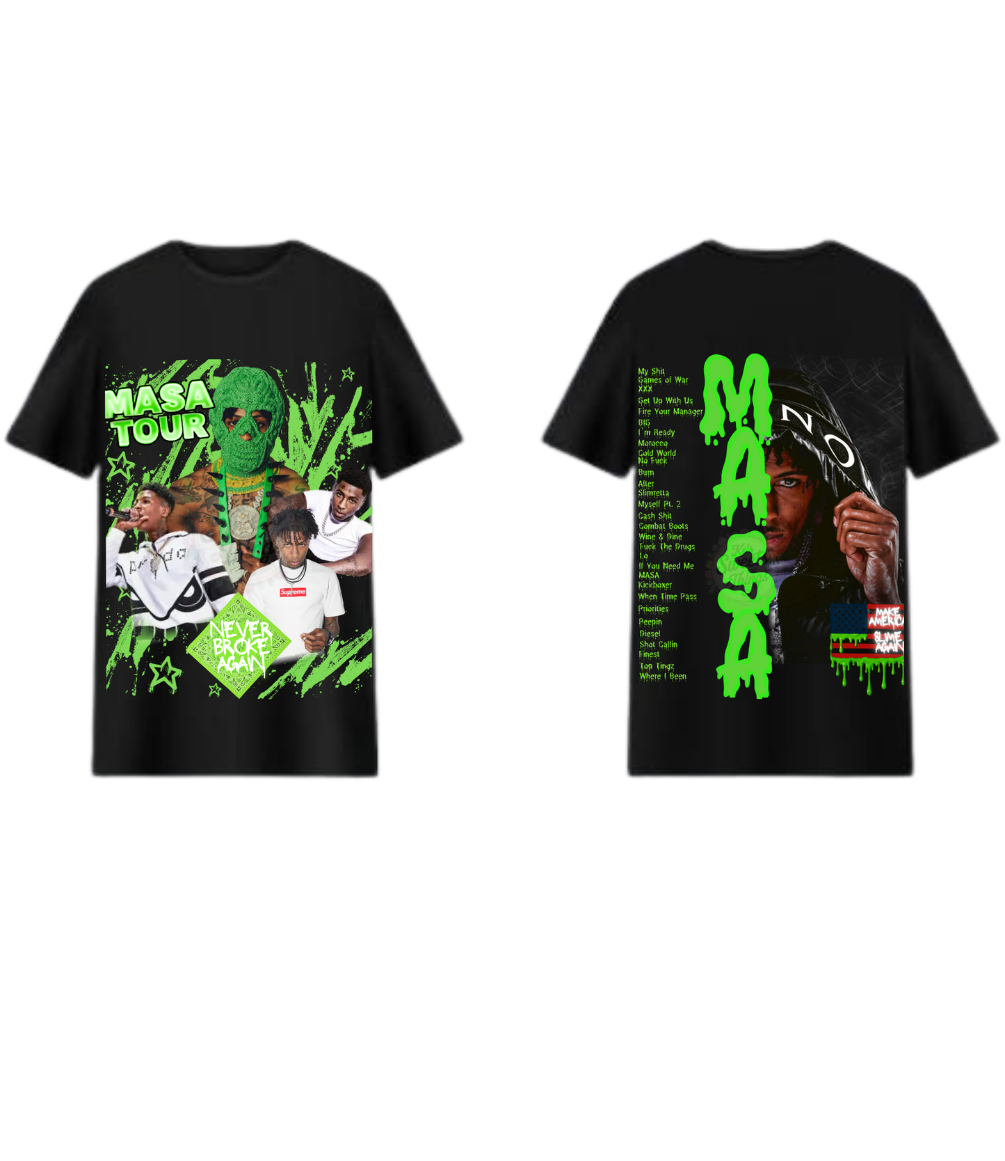 Custom MASA Tour Tee Shirt – Exclusive Design 1