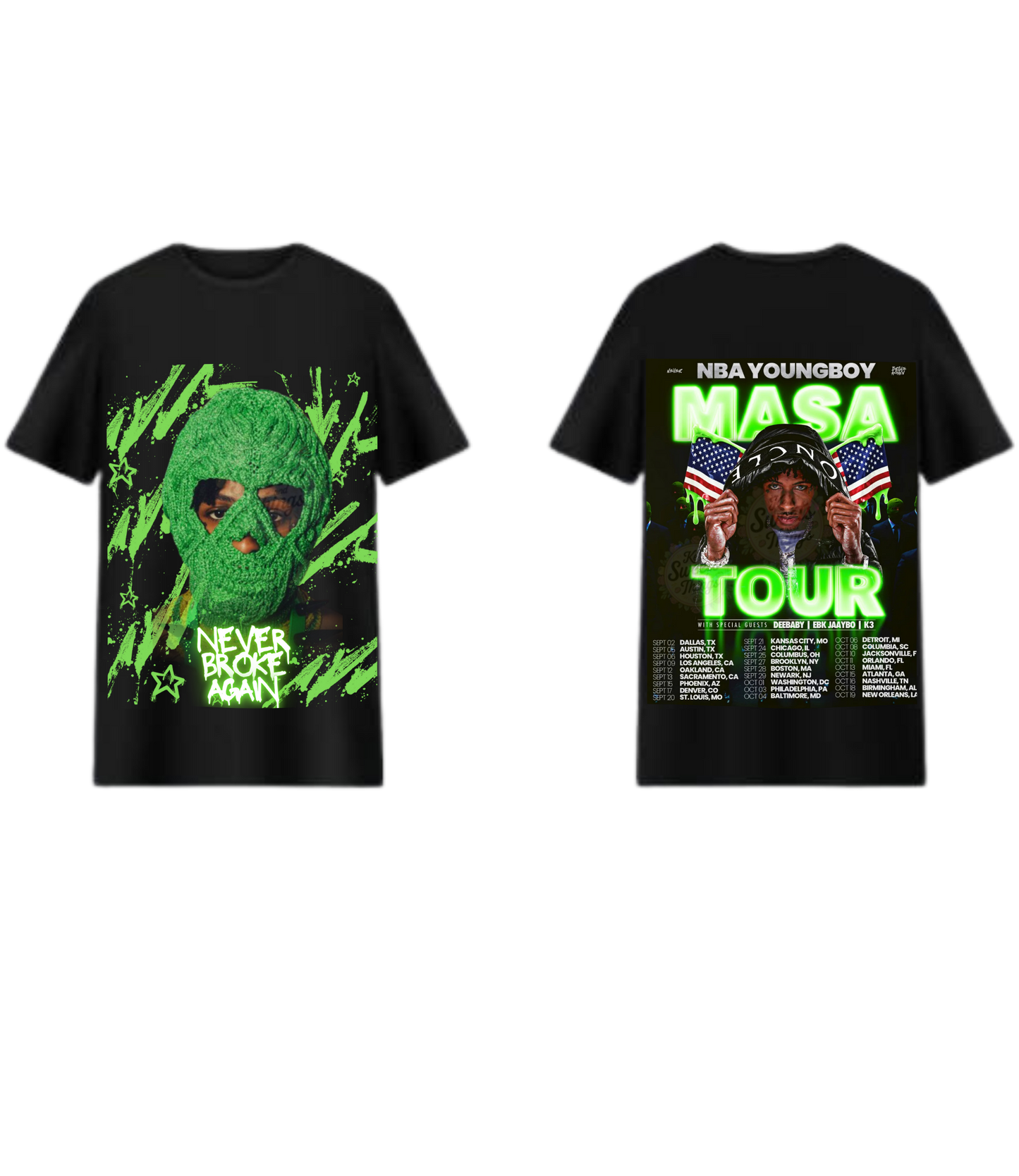 Custom MASA Tour Tee Shirt – Exclusive Design 4