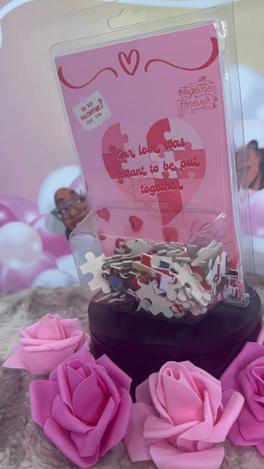 Custom Heart Photo Puzzle