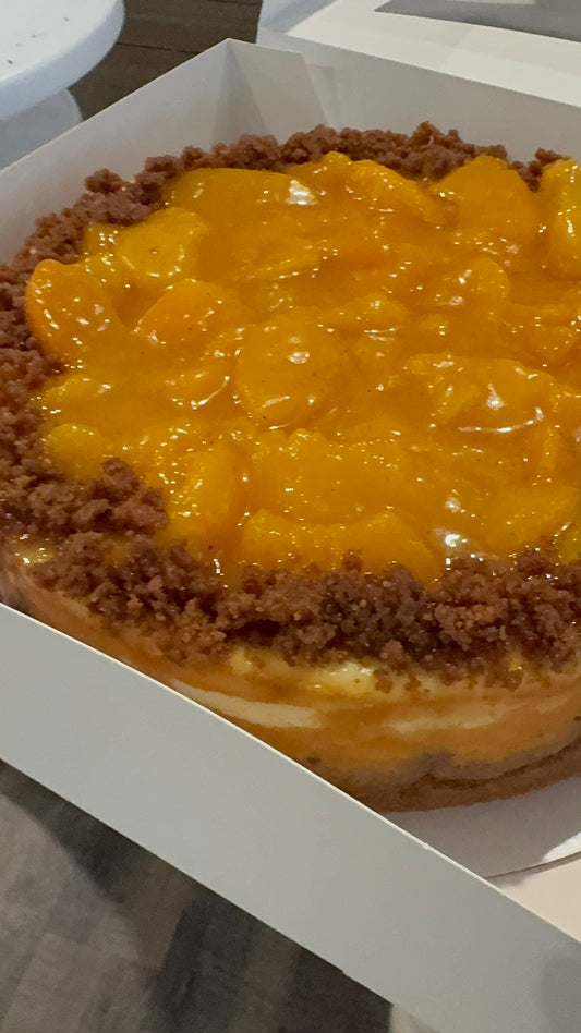 Peach Cobbler Cheesecake